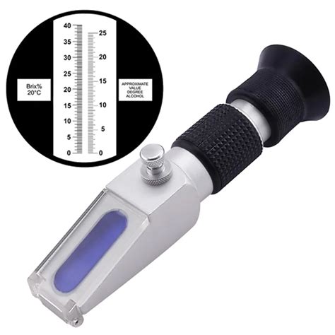 how does alcohol affect refractometer|wine refractometer.